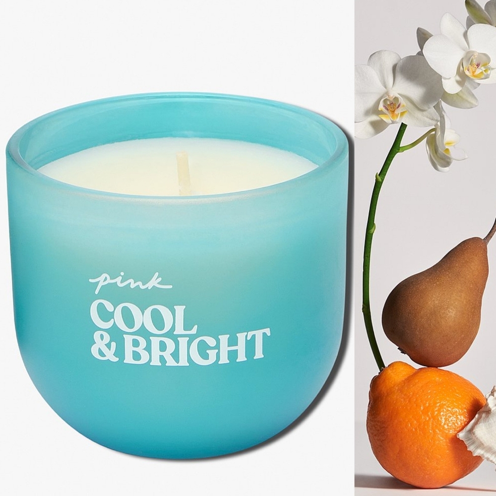 Victoria's Secret PINK Cool & Bright Scented Candle 6.5oz New RARE